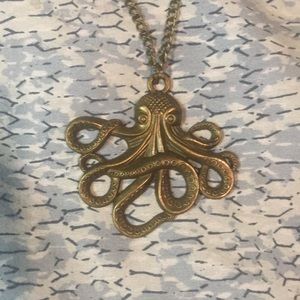 Octopus necklace.